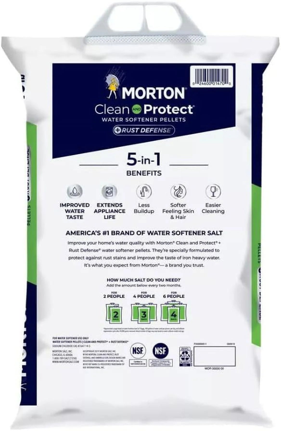 40 Lb Salt Water Softener Pellets W41970