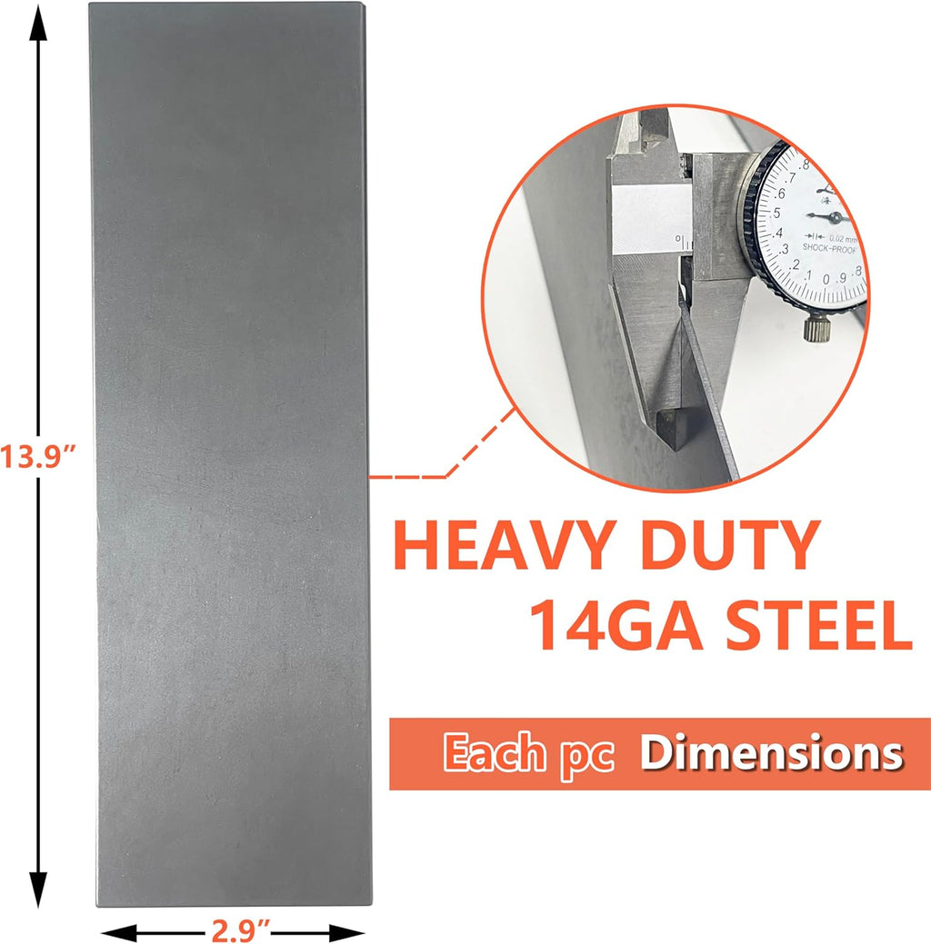 7-Pack Steel Tuning Plates for Offset Smoker K132436