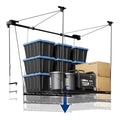 Carbon Black 4x4 Ft Heavy-Duty Overhead Garage Storage Rack N253546
