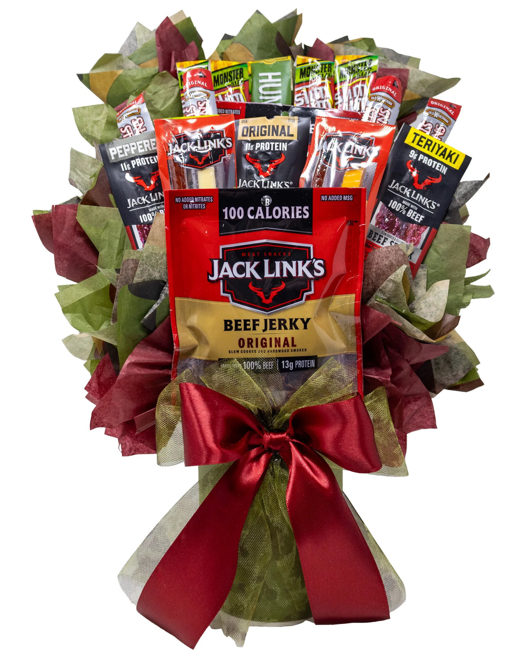 Beef Jerky Bouquet with Variety of Meat Snacks Q987596