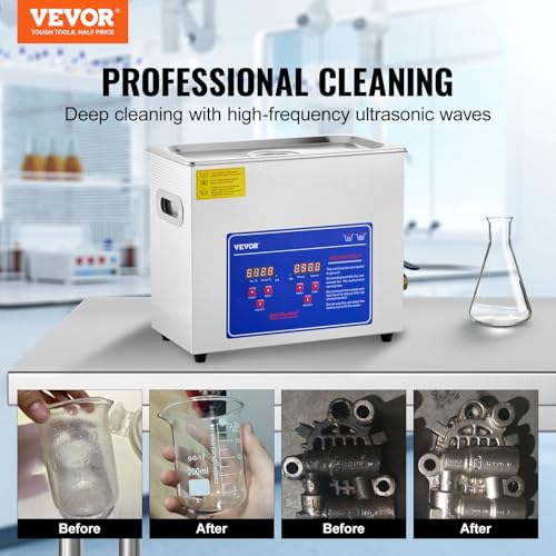 Ultrasonic Cleaner, Stainless Steel, 3L Z198