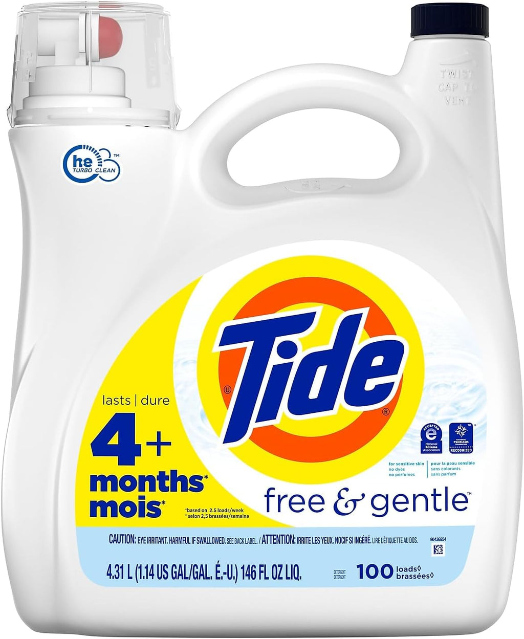 Liquid Laundry Detergent, 107 loads 154 fl oz J84833