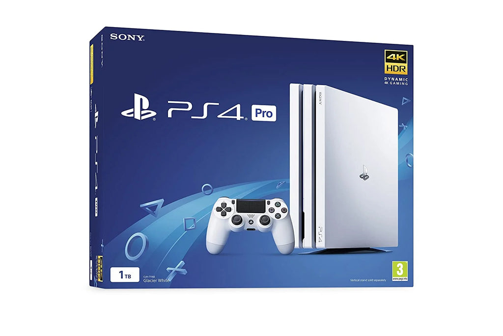 PlayStation 4 500GB Matte White Gaming Console with 2 Controller O750133