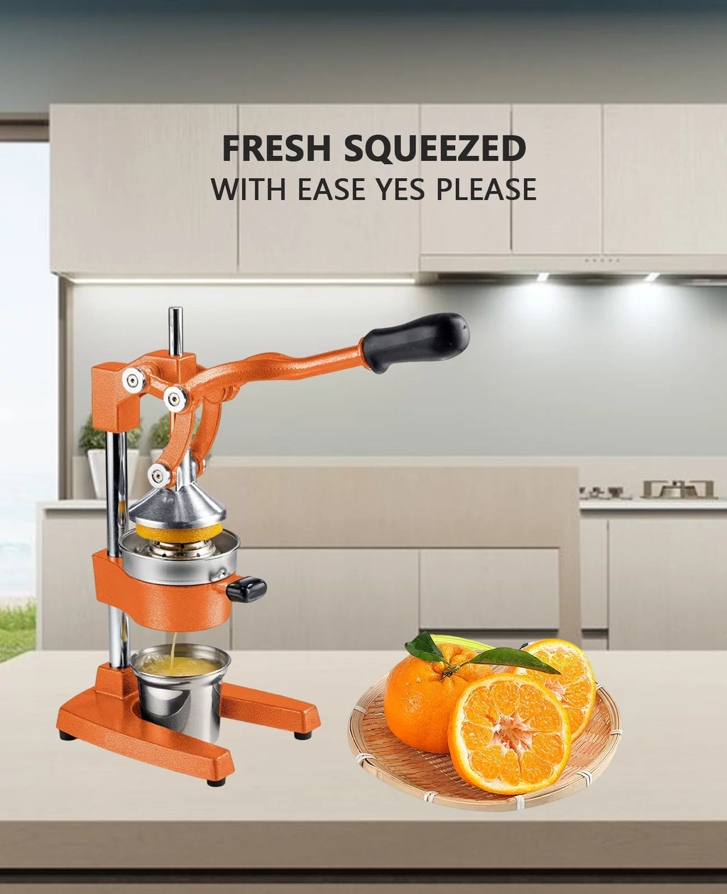 Commercial Grade Manual Hand Press Citrus Juicer B34314