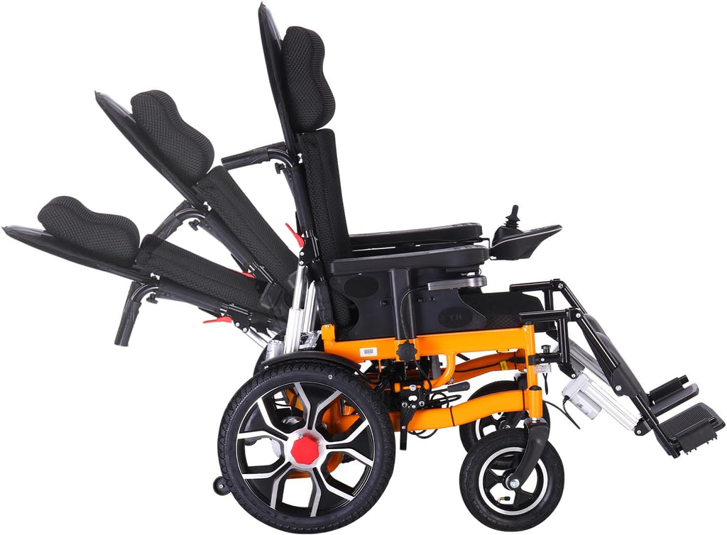 Lightweight Foldable Electric Wheelchair with Headrest M597943