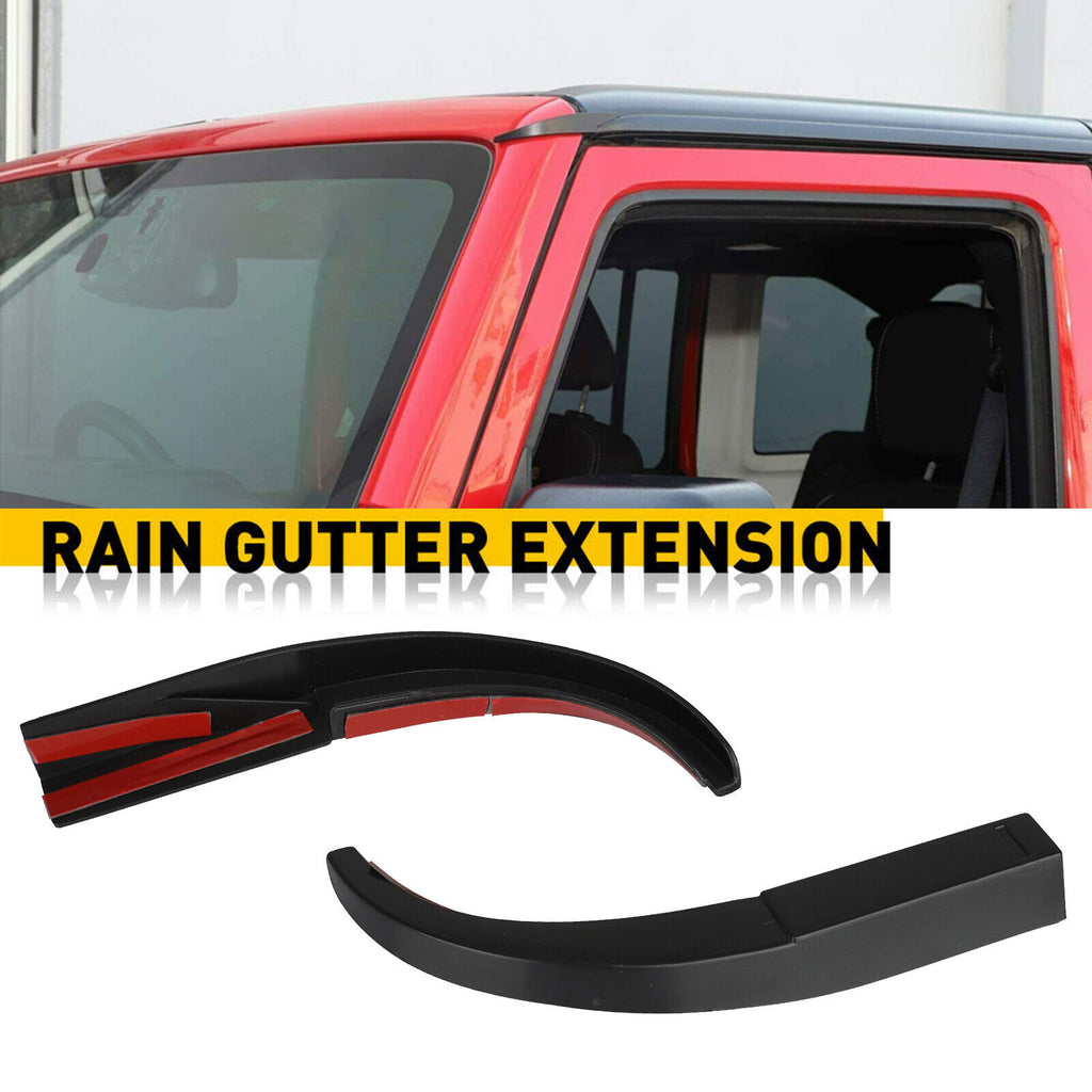 Car Roof Water Rain Diverter Gutter Extension W772333