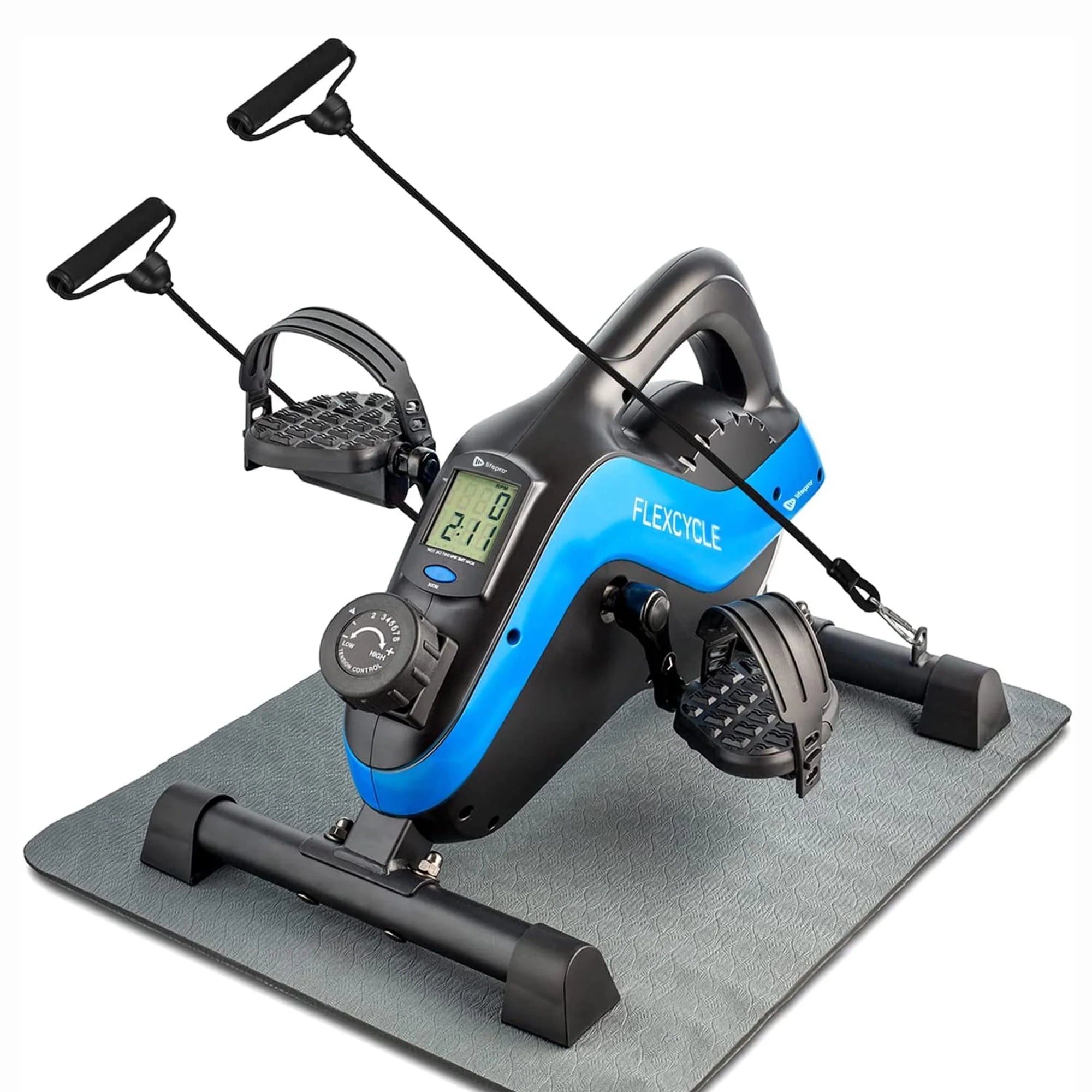 Blue Stationary Bike Pedal Exerciser K781