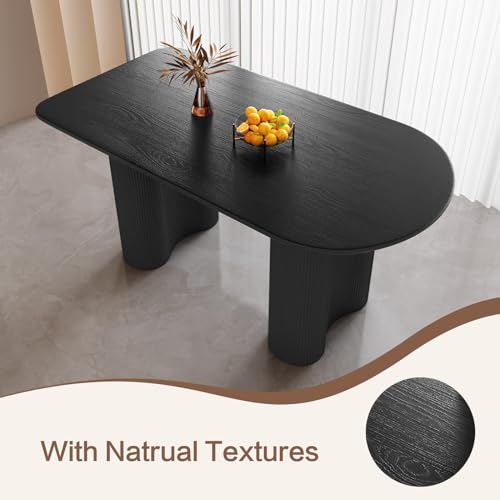 55" Oval Dining Table with 6 Chairs J69240