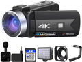 4K 56MP Camcorder with Microphone 16× Digital Zoom 3’’ Touch Screen and Remote Control Z9926