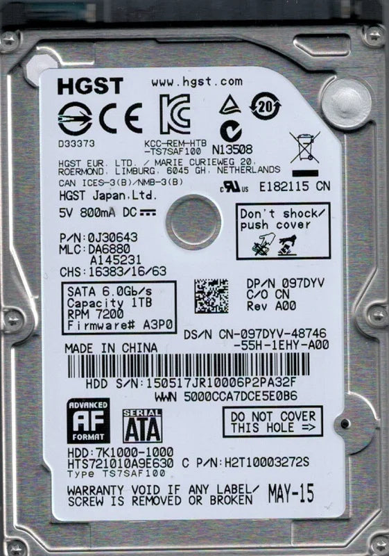 HGST 1TB T527
