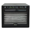 Black Digital Food Dehydrator with Stainless Steel Trays M627433