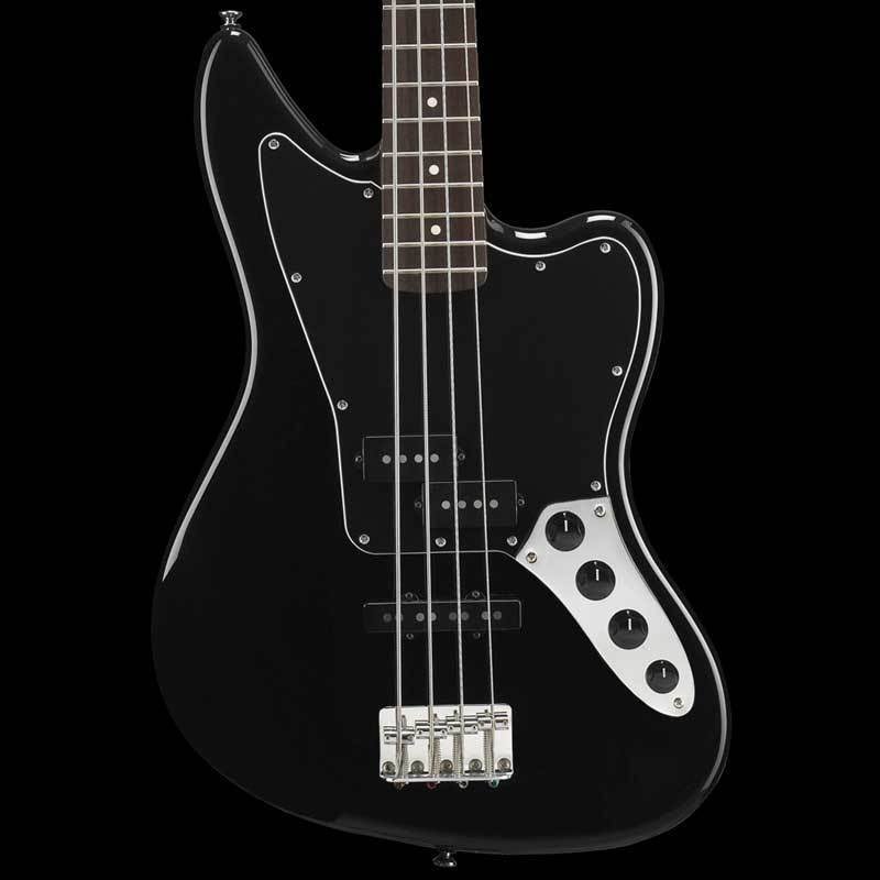 Black Electric Bass Guitar L17016