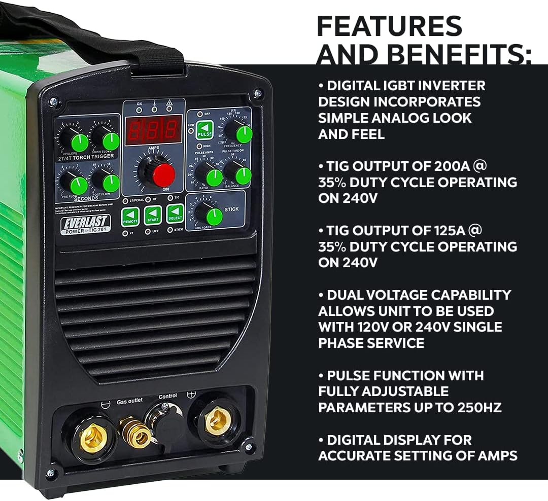 DC STICK TIG Welder 110v/220v Dual Voltage T162