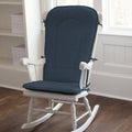Solid Navy Rocking Chair Pad D49404