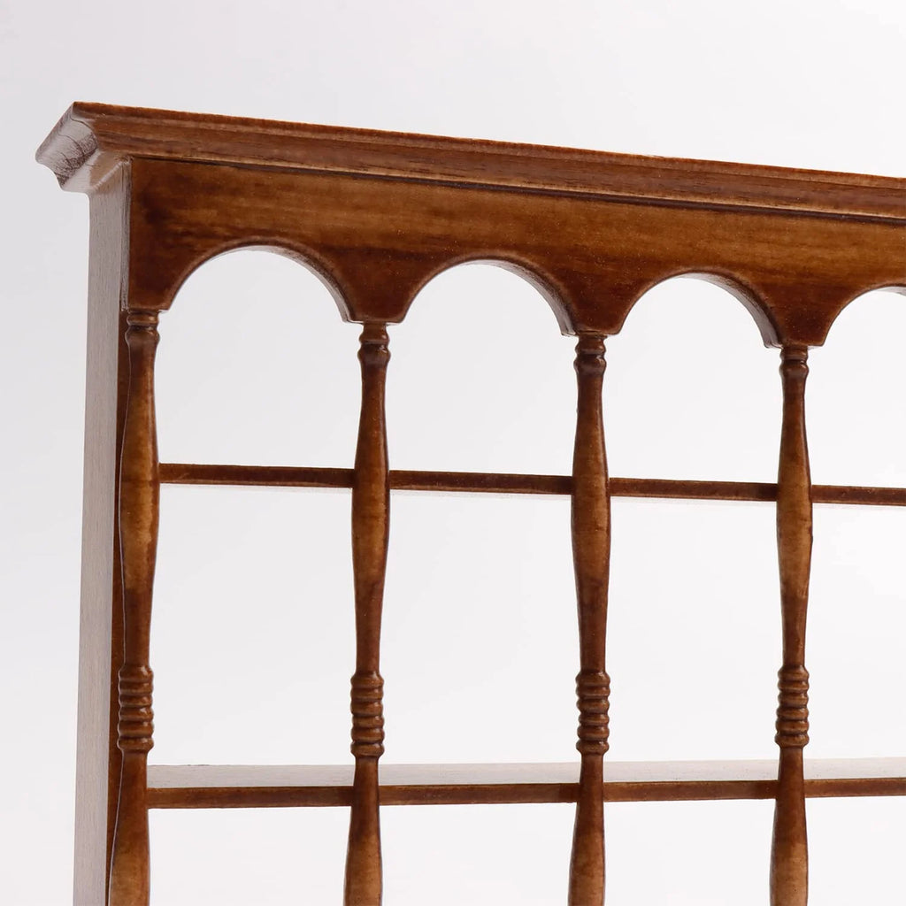 Walnut Color Miniature Wooden Wall Cabinet A2299