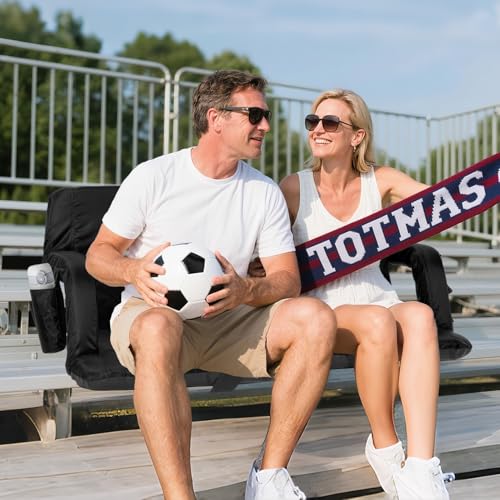 Padded Stadium Chair with Back Support and Armrests R3476