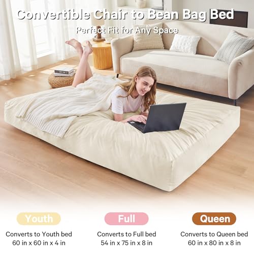 Charcoal Bean Bag Chair with Micro Fiber Cover T504