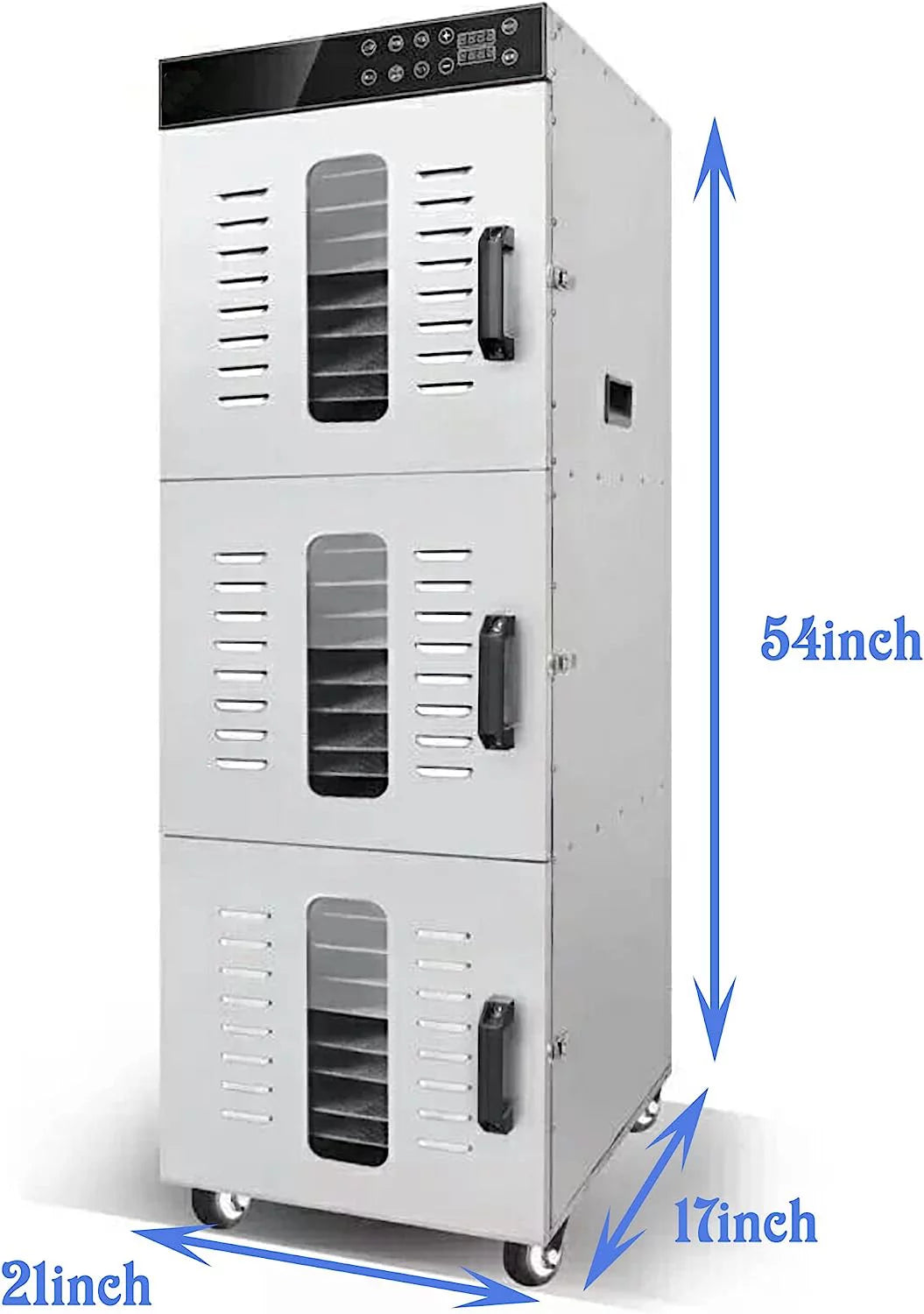 Heavy Duty 30 tray Commercial Industrial Food Dehydrator 208-240v SS Z14817
