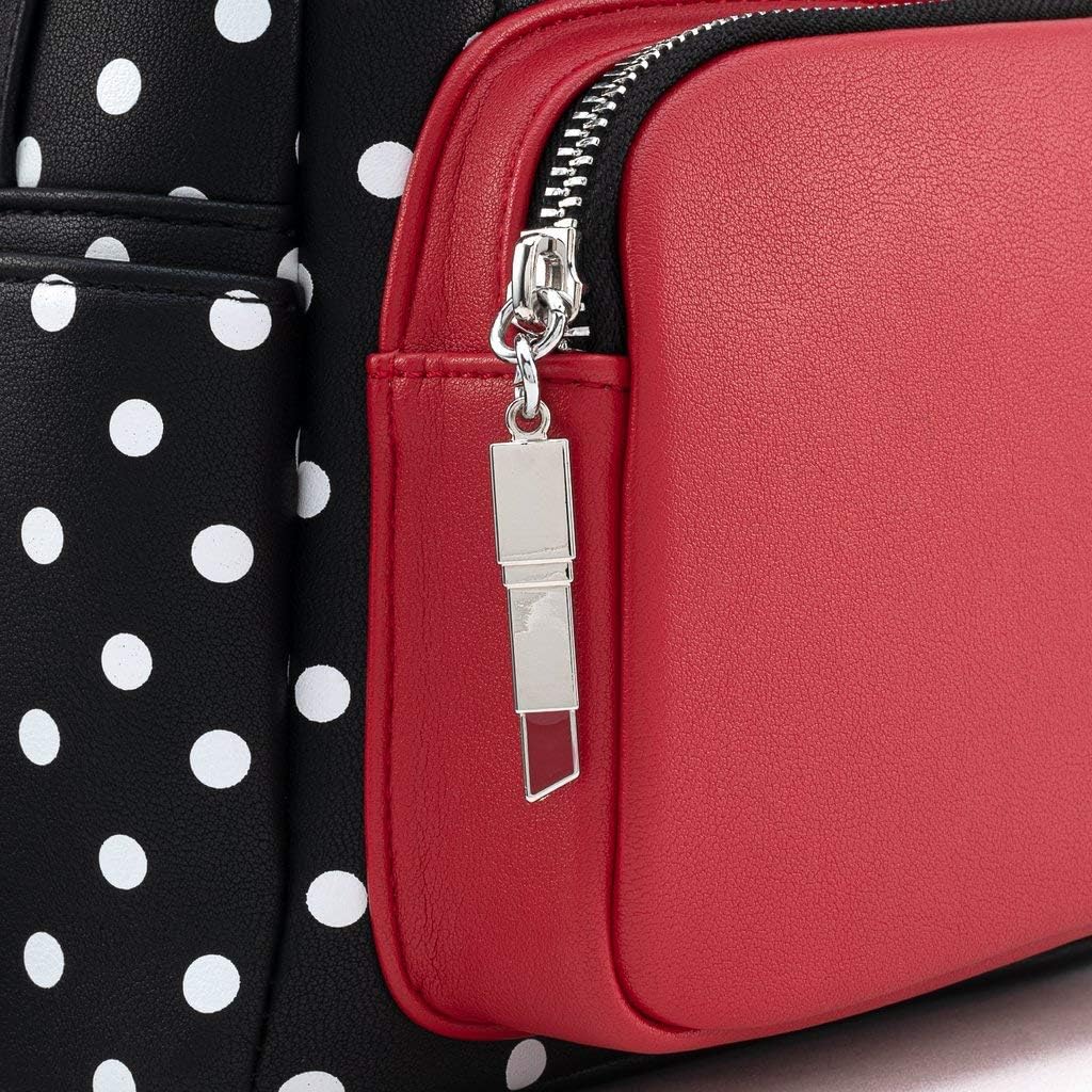 Polka Dot Double Strap Shoulder Bag Purse J8954