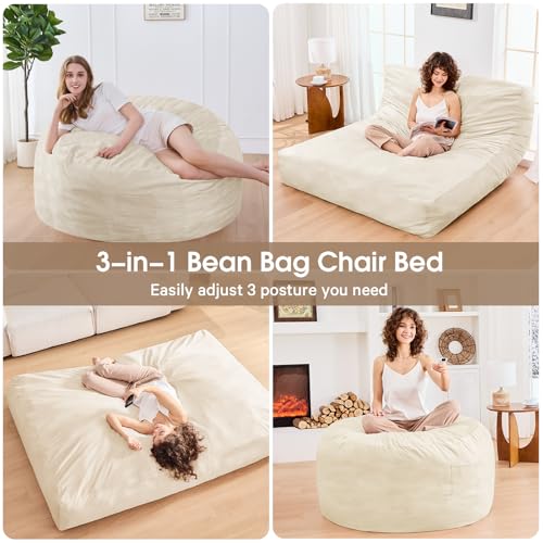 Charcoal Bean Bag Chair with Micro Fiber Cover T504
