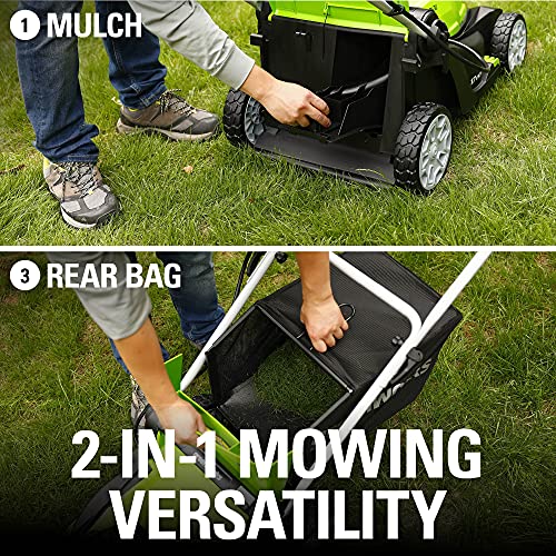 10 Amp 17-Inch Corded Electric Lawn Mower Y314174