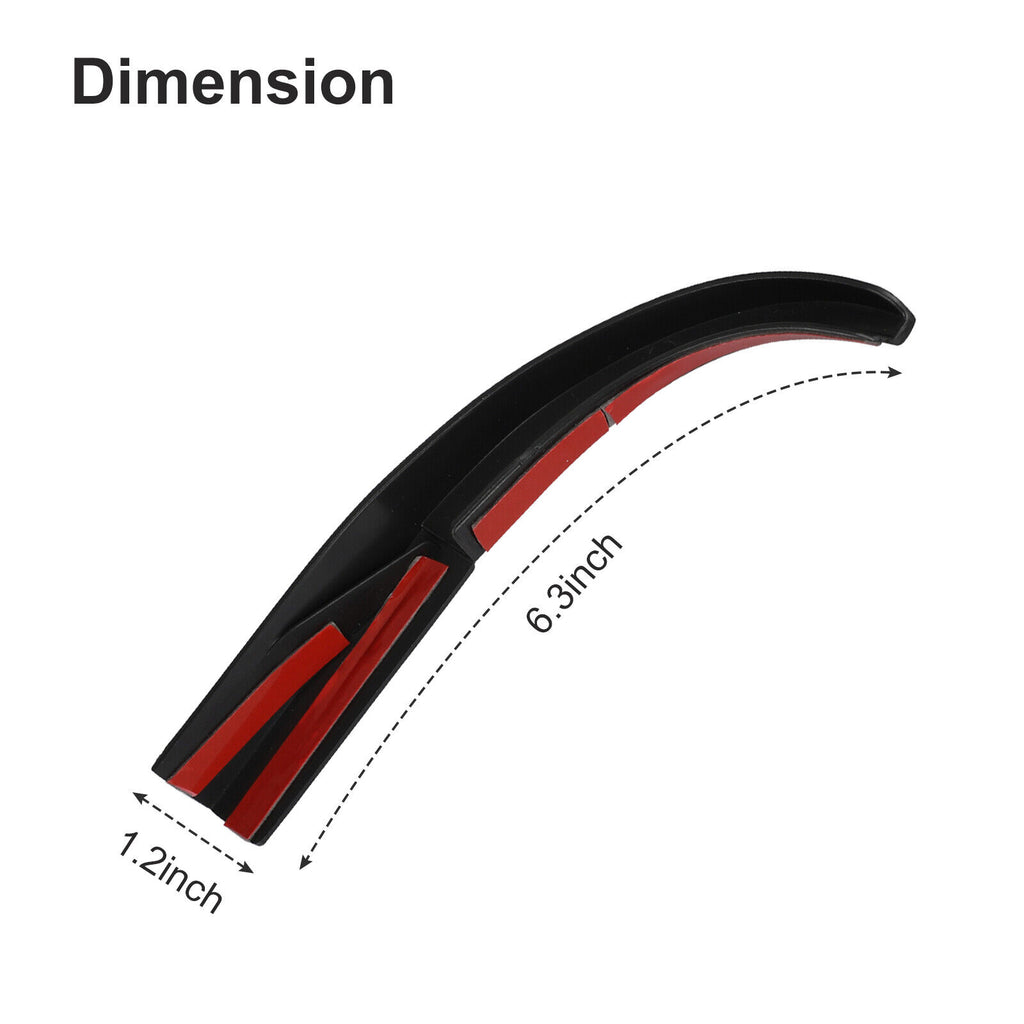 Car Roof Water Rain Diverter Gutter Extension W772333
