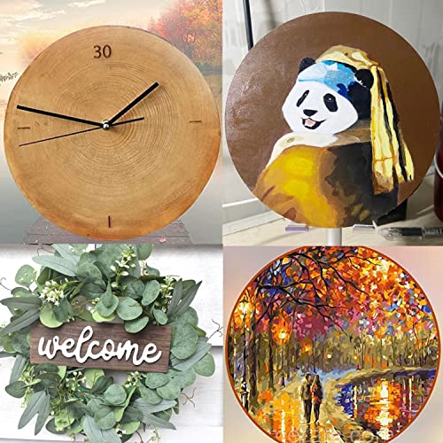 5PCS 14Inch 3 mm Thick Wood Circles V475
