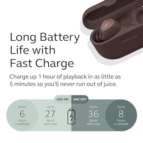 Caramel Wireless Bluetooth Earbuds with Active Noise Cancellation O526