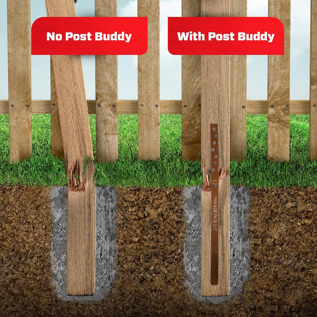 Pack of 2 Wood Post Repair O878