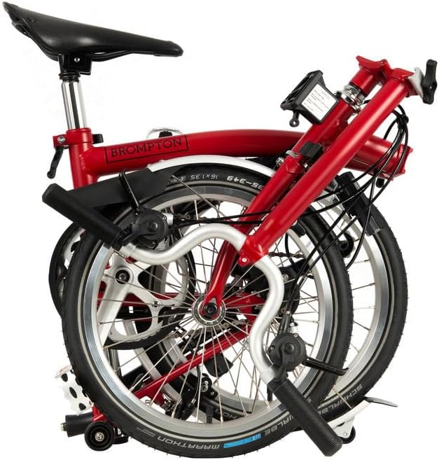 C Line 3 Speed Folding Bike with Battery Lighting (House Red) U6625