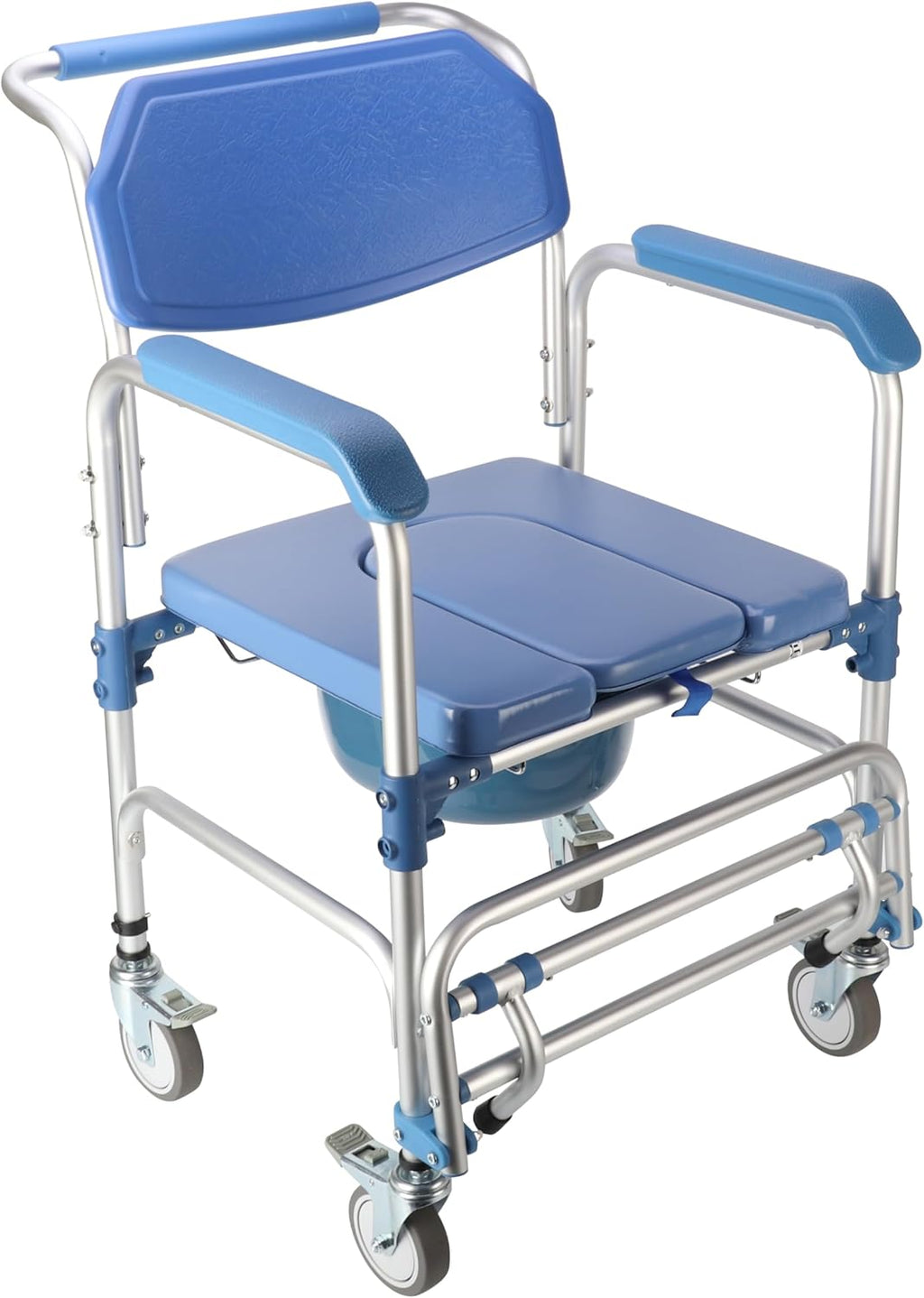 Shower Commode Chair with Wheels P749420