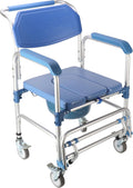 Shower Commode Chair with Wheels P749420