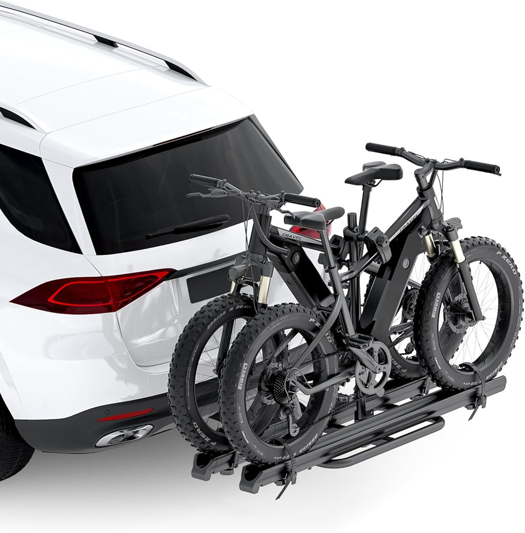 2" Hitch Mounted Platform Bike Rack, 200 Lbs Max Loading G6080