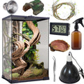 Reptile Terrarium 8 * 8 * 12 Vertical Habitat Tank Starter Kit B165
