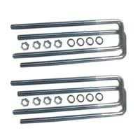 12 1/4in X 2 3/4in Square U-Bolt Kit W70348
