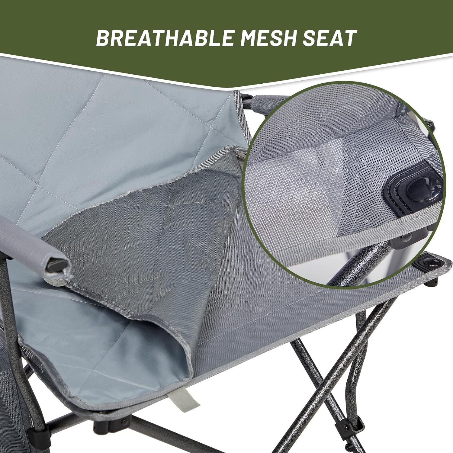 Grey Folding Outdoor Camp Chair O711846