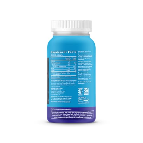Grape Flavor Collagen Gummies, 120 ct, Pack of 2 H29732