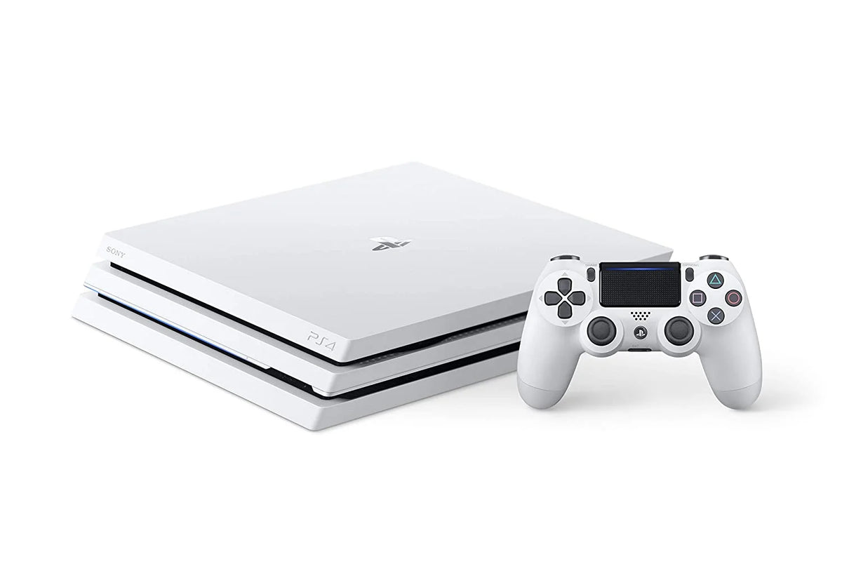 PlayStation 4 500GB Matte White Gaming Console with 2 Controller O750133