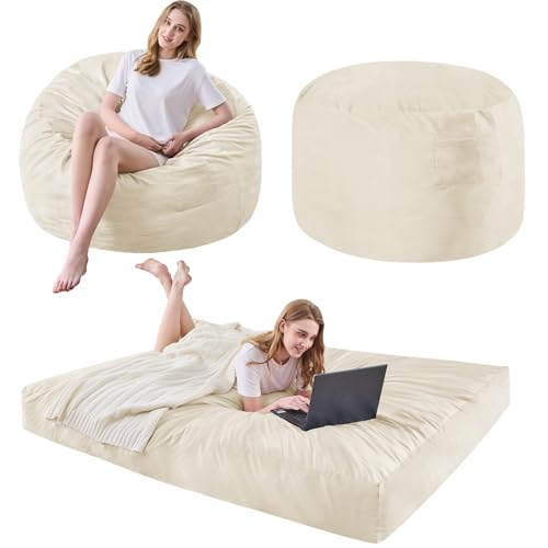 Charcoal Bean Bag Chair with Micro Fiber Cover T504