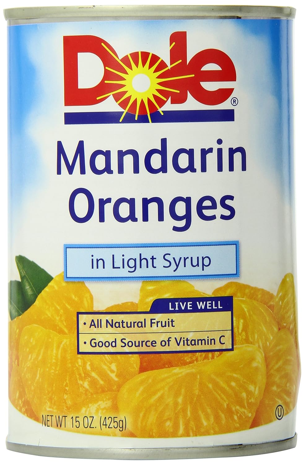 Mandarin Oranges in Light Syrup, 15 Ounce Cans (Pack of 6) V43671
