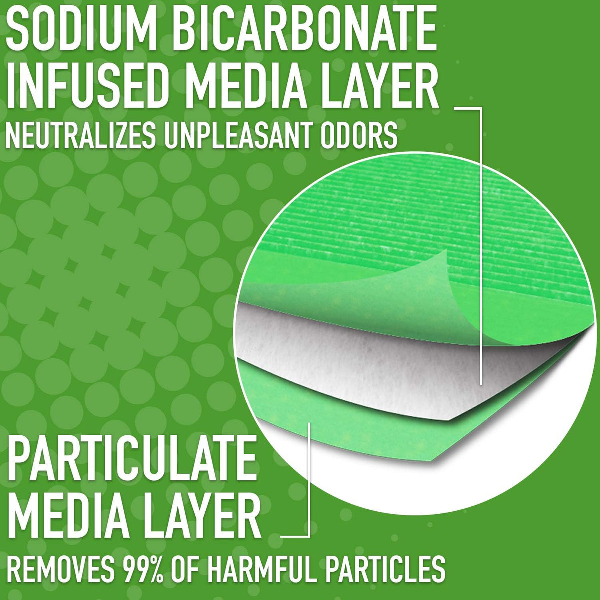 High Efficiency Cabin Air Filter with Baking Soda Q16795