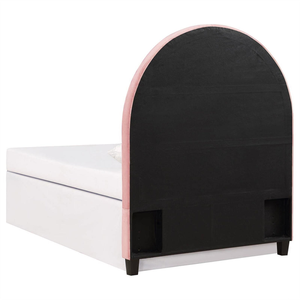 Blush Velvet Twin Headboard N12351