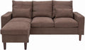 Convertible Sectional L-Shaped Fabric Sofa I437