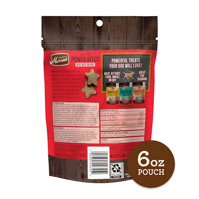 Real Beef Power Bites Dog Treats R843602