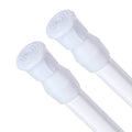 2 Pack Small Tension Curtain Rods 7 in to 11 Extendable Width Spring Cupboard Bars Adjustable O6364