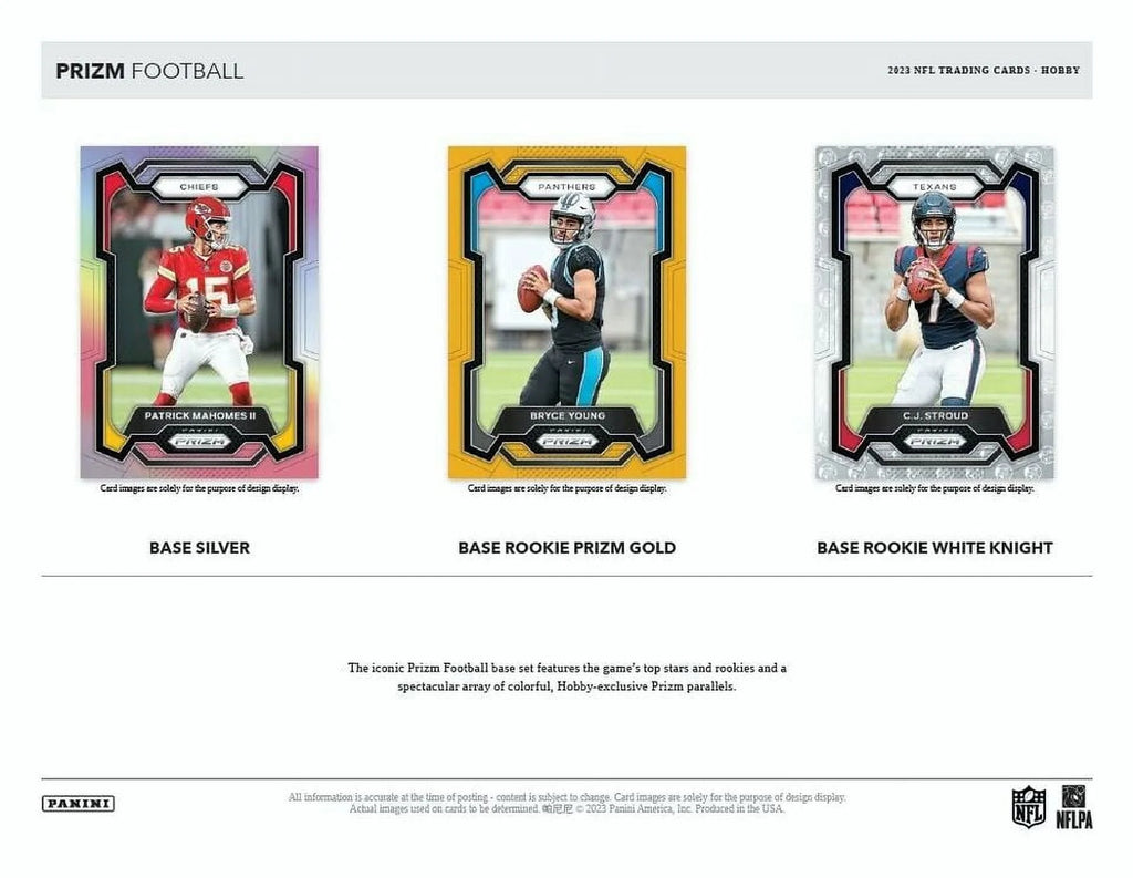 2023 Panini Prizm Football Hobby Box M6391