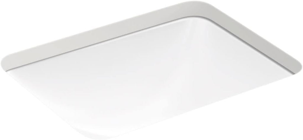 White Under-Mount Bathroom Sink C3272