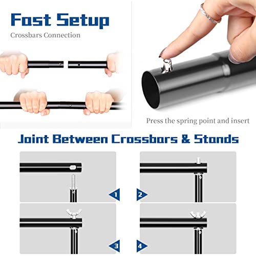 2x3m Adjustable Backdrop Stand with Carry Bag P24538