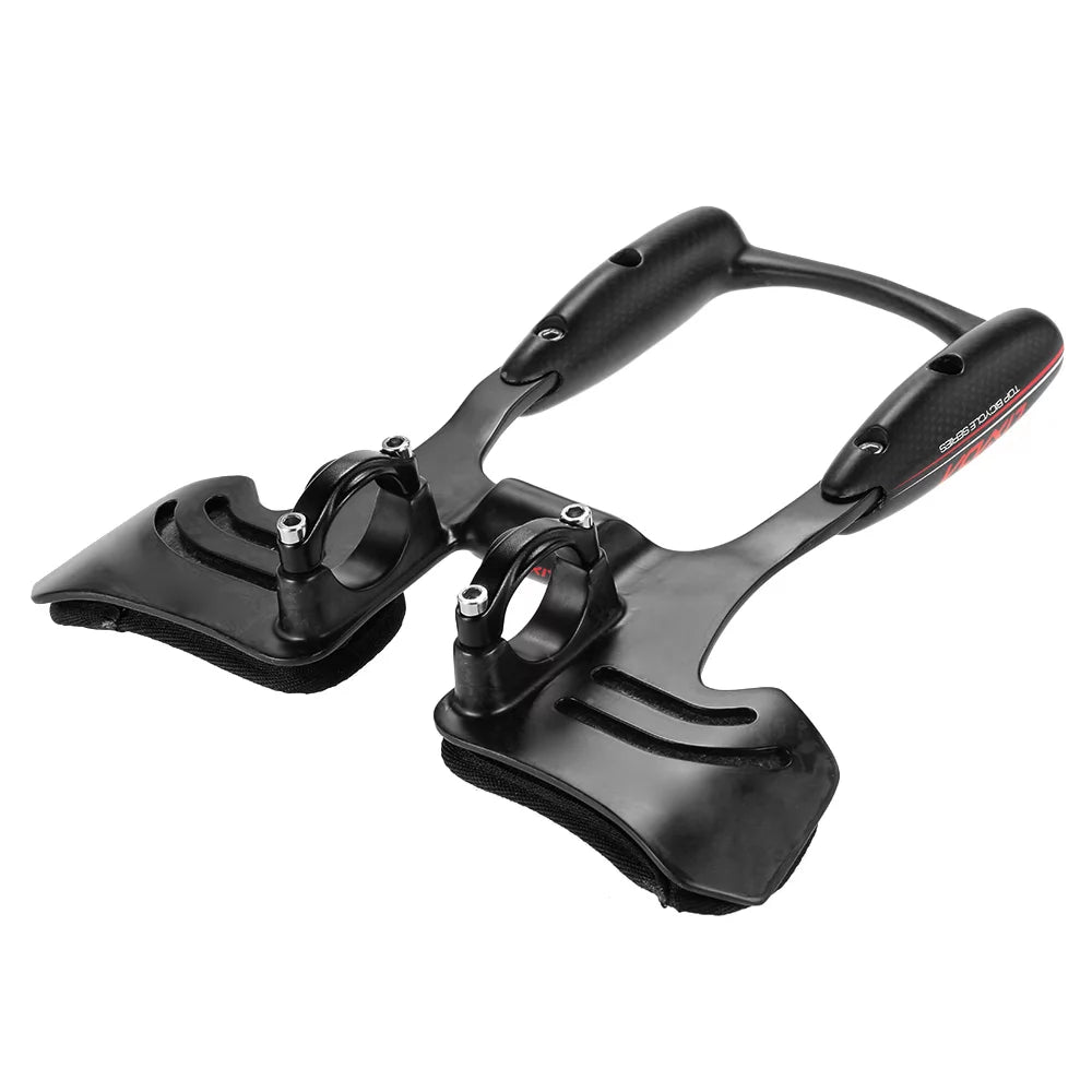 Carbon Fiber Aerobar Bike Road Triathlon Arm Rest Handlebars H92649