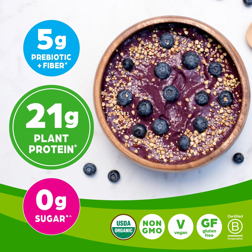 21g Organic Vegan Plant Based Vanilla Bean Protein Powder M52922